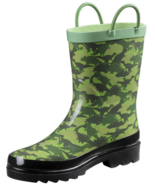 Blue Mountain BM2304 Kids&#39; Rubber Boots Dino Print, Size 9-10 - $42.49 CAD