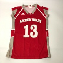 Sacred Heart Pioneers Womens Jersey Small Red Adidas Basketball #13 Sleeveless - £15.56 GBP