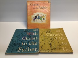 3 Religious Bks Come to the Father/With Christ to the Father/Christ&#39;s Life In Us - £1.80 GBP