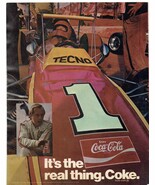 1971 Coca Cola Soda Print Ad Vintage Indy Car 8.5&quot; x 11&quot; - $383.19 MXN