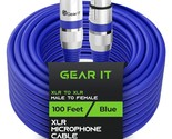 GearIT XLR to XLR Microphone Cable (100 Feet, 1 Pack) XLR Male to Female... - $70.99