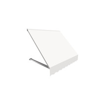 8.38 ft. Dallas Retro Window &amp; Entry Awning, Off White - 24 x 36 in. - $787.95