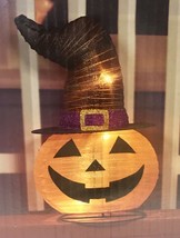 Celebrate The Season Halloween LIGHTED POP UP PUMPKIN 24&quot; Tall Indoor/Ou... - £19.70 GBP