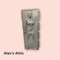 3D Printed Star Wars Ahsoka-Tano  in carbonite statue about 3.75 inches ... - $10.61