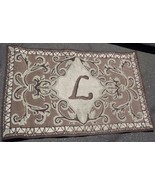 Nice Carpet Pile Doormat – “L” Monogram – GDC – NICE PERSONALIZED MAT - $49.49