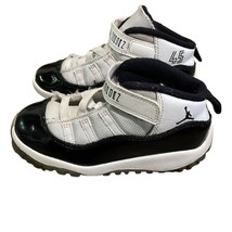 Air Jordan 11 Retro Concord Black White Sneaker Toddler 10C 378040-100 - £21.57 GBP