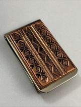 Native American Mixed Metal Silver & Copper Money Clip Marked “ NAVAJO FJ” - $1,601.44 MXN Native American Mixed Metal Silver & Copper Money Clip Marked “ NAVAJO FJ” - $1,601.44 MXN