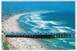 Postcard Fisherman&#39;s Rendezvous Crystal Pier Pacific Beach San Diego Cal... - £3.81 GBP