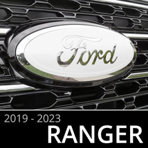 2019-2023 Ford Ranger Logo Emblem Insert Overlay Decals - WHITE (Set of 2) - £17.95 GBP