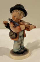 Goebel Hummel Figurine "Little Fiddler" #4 boy playing violin TMK-3 1960... - $59.99