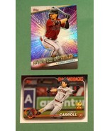 2024 Topps Corbin Carroll 2 Card Lot Arizona Diamondbacks - $6.85 CAD