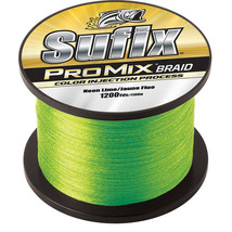 Sufix ProMix Braid - 40lb - Neon Lime - 1200 yds - £79.65 GBP