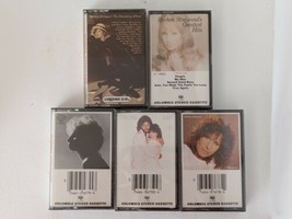 Lot of 5 Barbra Streisand Audio Cassette Memories Guilty Broadway Hits NEW - £18.66 GBP