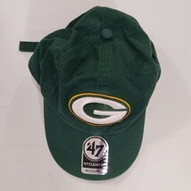 '47 NFL Green Bay Packers Men's Back Strap With Buckle Green Baseball Cap Hat image 3