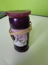 Feng Shui Candle Fire Trend Canle Run Modern Light Hand Poured  - $19.60