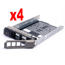 4Pcs New 3.5&quot; Sas Sata Hard Drives Tray Caddy For Dell Poweredge R410 Us... - £43.82 GBP