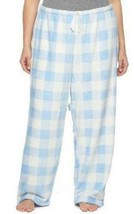 Womens Pajamas Plus Croft &amp; Barrow Plaid Fleece Lounge Pants-size 1X - £15.82 GBP