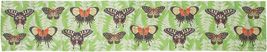 Tapestry Table Runner 13 x 72in Butterfly Ferns Made in the USA - €8,43 EUR