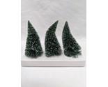 Lot Of (3) Department 56 Tree RPG Dnd Christmas Village Terrain Scenery 4&quot; - $19.59