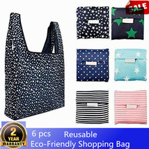 Folding Large Reusable Shopping Bags Womens Ladies Gym Travel Tote Shoulder Bag - £13.58 GBP