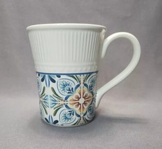 Coffee Mug Pier 1 One Imports &quot;Athena&quot; Pattern 16 oz Ironstone Tea Cup Floral - $8.91