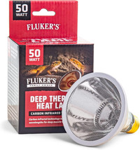 Flukers Deep Thermal Heat Lamp for Reptiles 50 watt Flukers Deep Thermal Heat La - £22.45 GBP
