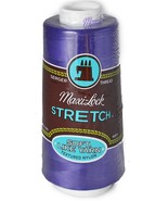 A&amp;E Maxi Lock Stretch Textured Nylon Purple Serger Thread  MWN-43399 - $168.05 MXN