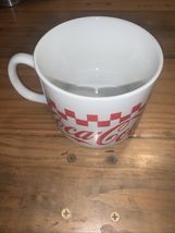 Over sized Coke Coca Cola Checkerboard Coffee/Soup Mug ~Gibson~ **Collec... - $4.95