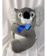 Russ Stuffed Plush Kaola Bear Australia Grey KIRBY Ribbon Caress Soft Pet 9 - £13.19 GBP
