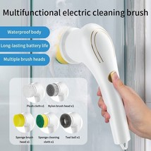 5-in-1 Multifunctional Electric Cleaning Brush USB Charging Kitchen and ... - £37.36 GBP