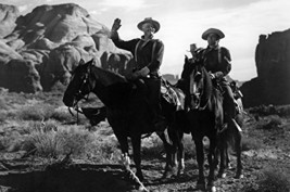 John Wayne and Ben Johnson in She Wore a Yellow Ribbon horseback Monument Valley - £18.48 GBP