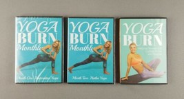 Yoga Burn Monthly: Months 1 Restorative &amp; 2 Hatha Yoga + Premium Package... - $14.85