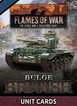 Bulge British Unit Cards Late War Flames of War NEW - £23.52 GBP