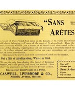 Sans Aretes Pure French Cod Fish 1894 Advertisement Victorian No Bones A... - €17,11 EUR