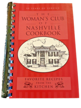 Cookbook Nashville Tennessee TN Woman&#39;s Club Recipes Book Softcover 1998 Vintage - £12.45 GBP