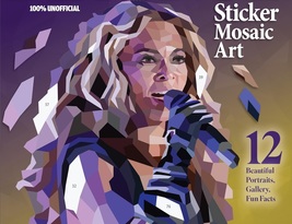 Stickers By Number Mosaic Art: 12 Beautiful Portraits, Gallery, Fun Facts - $365.85 MXN