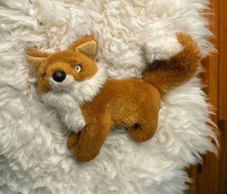 Gund Fox 9&quot; X 10&quot; Long Plush Stuffed Animal Toy Woodland Forest Orange White - £13.52 GBP