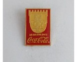 Vintage Coca-Cola Shield Crest Olympic Lapel Hat Pin - £10.46 GBP