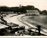 Vtg Cartolina RPPC Monaco Monte-Carlo Cote D&#39;Azur Le Palma Spiaggia Non ... - $6.10