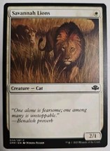 MTG Magic The Gathering Card Savannah LionsCreature Cat White Dominaria ... - $4.80