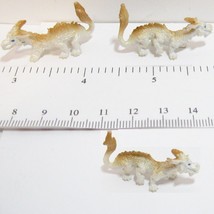 White Dragon Toy 3 Figures Game Piece 11939 Micro-Mini Dollhouse Miniature - £3.59 GBP