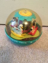 VINTAGE 1966 #165 FISHER PRICE ROLY POLY CHIME BALL HORSE CAROUSEL SWANS - £15.46 GBP