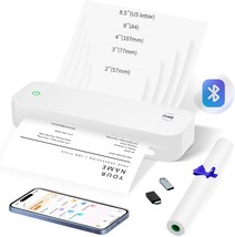 Portable Printer, Portable Printers Wireless For Travel, Inkless, Windows - $80.99