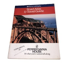 Rand McNally Atlas &amp; Travel Guide Vintage 1988 PB Book - $107.30 MXN