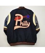 Negro League Philadelphia Stars Wool Body Distress Leather Sleeves Jacke... - £395.07 GBP