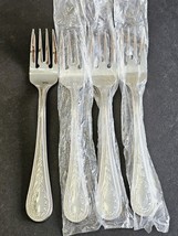 4 P Wallace Continental Bateman Flatware Stainless 18/10 Fork Salad Forks New - £47.73 GBP