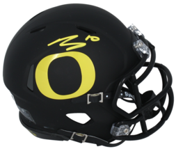 Bo Nix Autographed Oregon Ducks Black Mini Speed Helmet Fanatics - $279.00