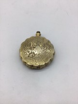 Vintage 60s Max Factor English Garden Watch Style Compact w/Puff No Make Up - £13.13 GBP