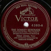 Victor 78 #4380 - Allan Jones, tenor - &quot;The Donkey Serenade&quot; &amp; &quot;Giannina... - £3.89 GBP