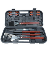 17-Piece Stainless Steel BBQ Tool Set - £134.52 GBP